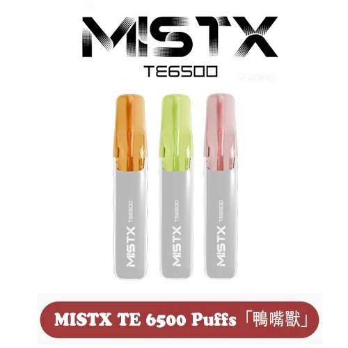 MIST X 鴨嘴獸6500口拋棄式電子煙|陶瓷霧化芯・大容量續航・2026全新上市