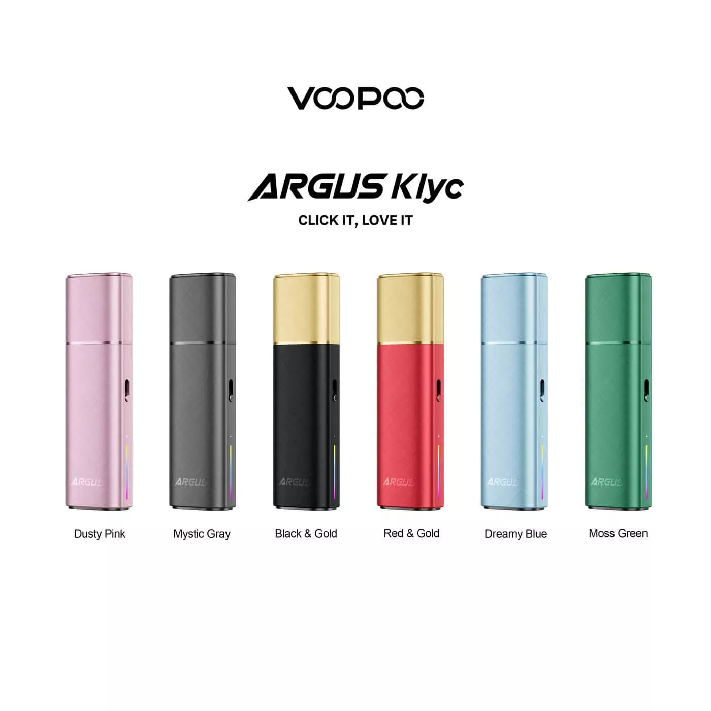 Voopoo Argus Klyc 阿格斯註油主機套裝|磁吸防塵 · 可調功率 · 大容量電池 · 台灣現貨