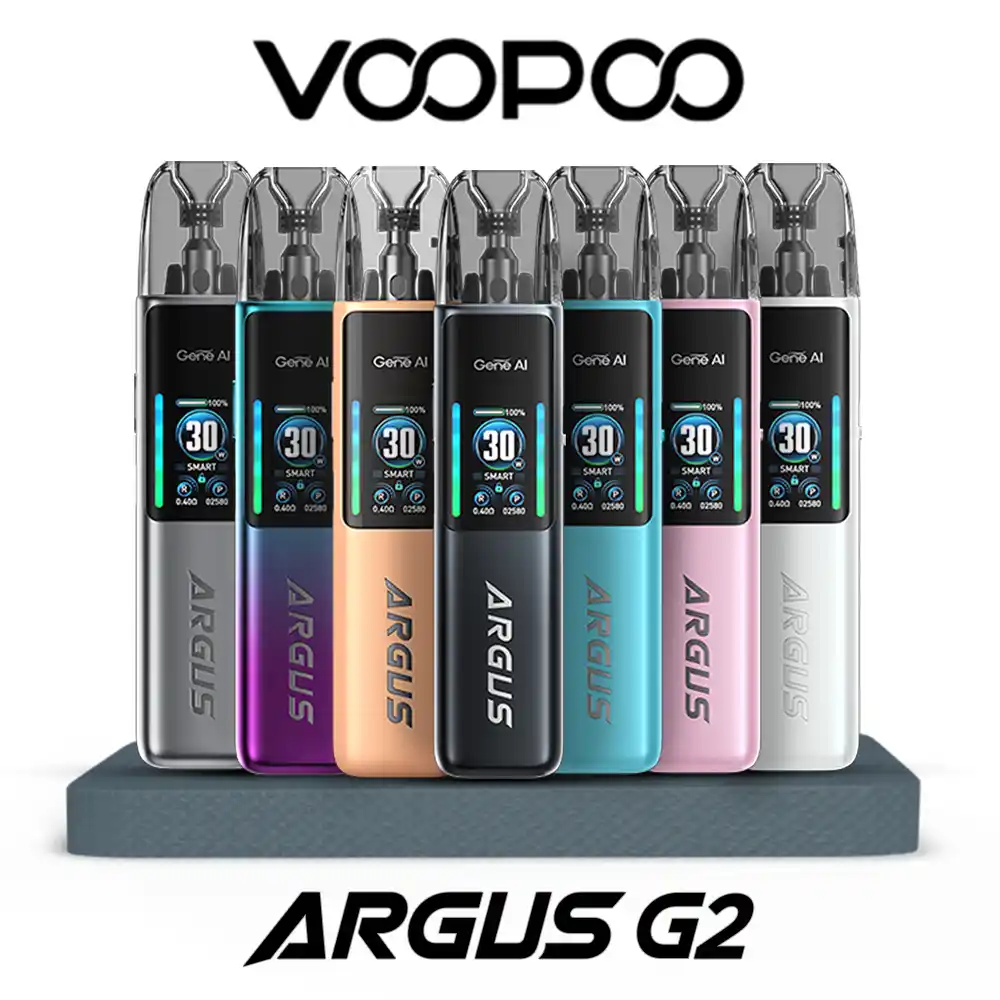 Voopoo Argus G2 阿格斯主機套裝|30W大功率 · 頂部註油 · 彩色螢幕 · 三擋調節